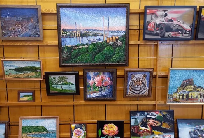 Выставка картин Романа Голосеева в ООиМБА 3